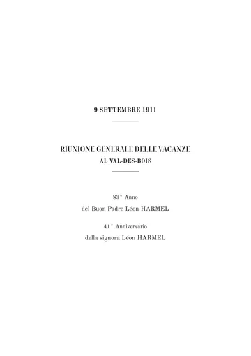 Copertina dell'edizione: Réunion générale des vacances au Val-des-Bois