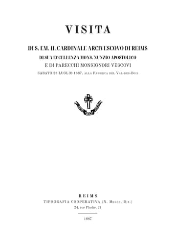 Copertina dell'edizione: Visite au Val-des-Bois du cardinal-archevêque de Reims